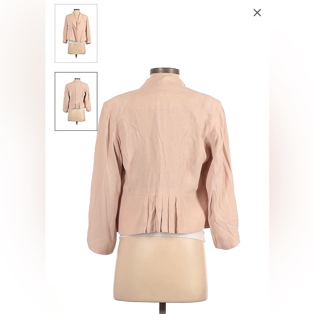 CAbi blazer, soft pink. Size L. Worn twice, condition like new.